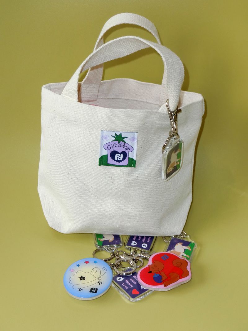 Gift shop mini canvas bag