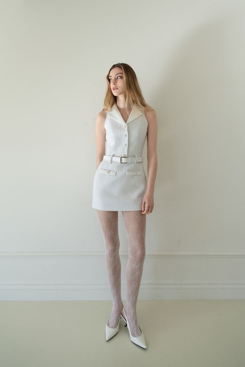 Seow（ソウ）の「[Seow] Glow Tweed Mini Dress（Dresses）」