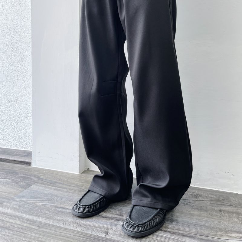 Bias Panel Wide Trousers