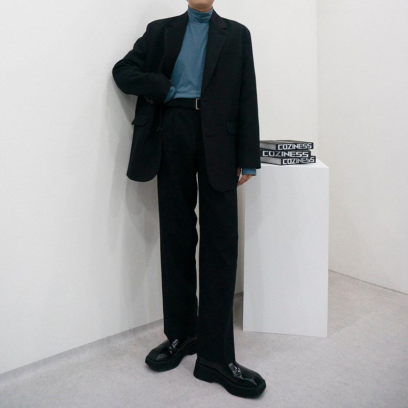 SK Daddy Half Two-Button Jacket (Set Up