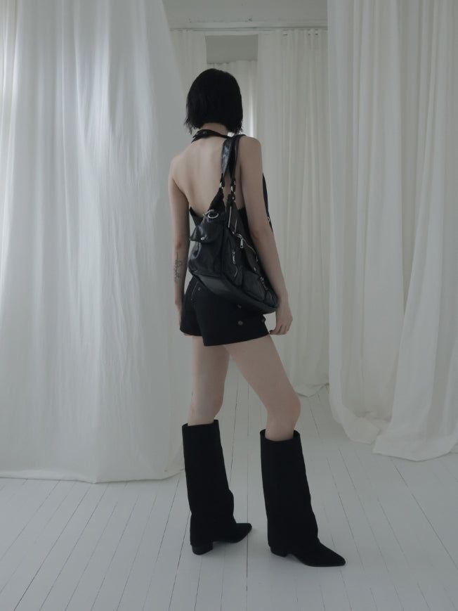 Tevin Antique Halter Vest