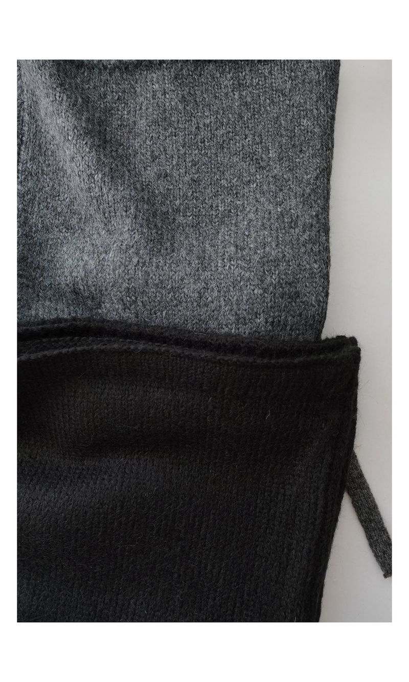 vase knit wrap skirt (2C)