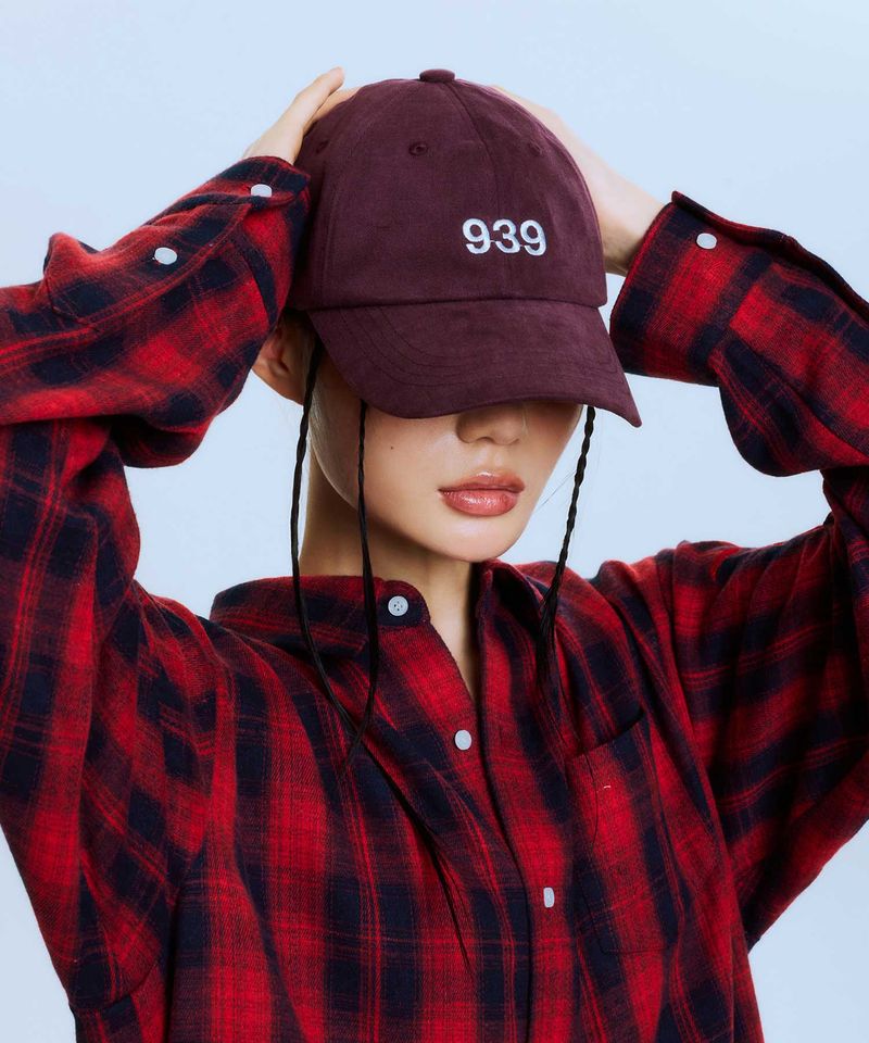 AB EMBROIDERY CHECK SHIRTS (RED)