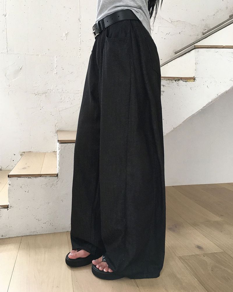 [MADE] PLAC, folding wide pants