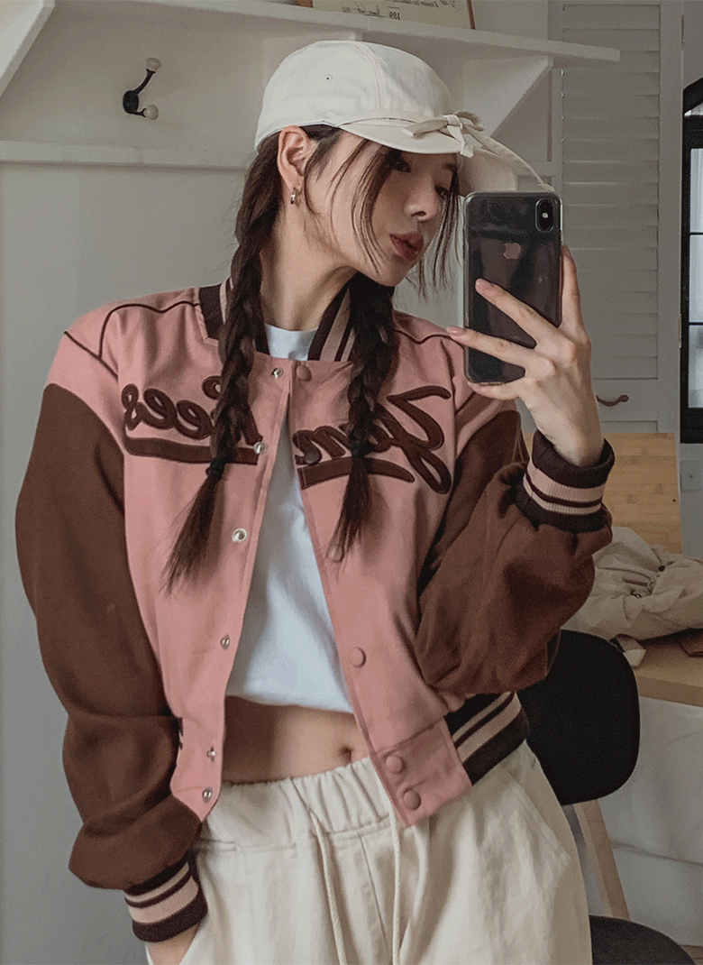 ULAN（ユレン）の「レシピセミクロップバーシティジャケット（Jackets/Outerwear）」