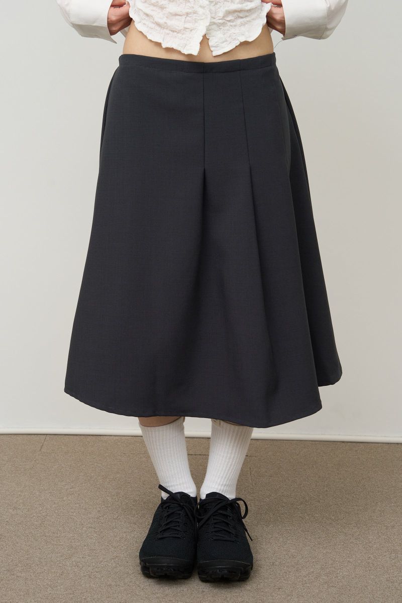 (W) Records Pleats Skirt