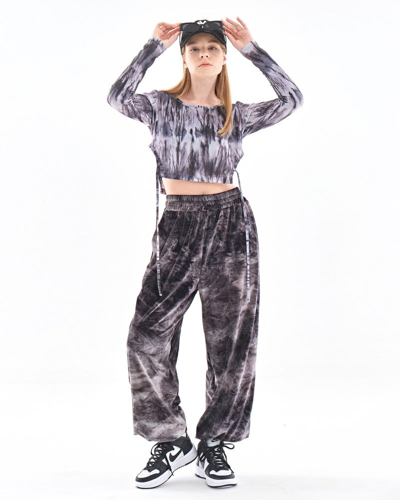 VELVET CREASE JOGGER PANTS
