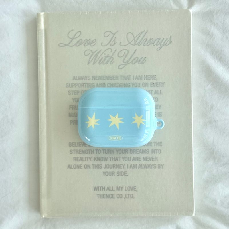 BLUE SPARKLING Airpods Case