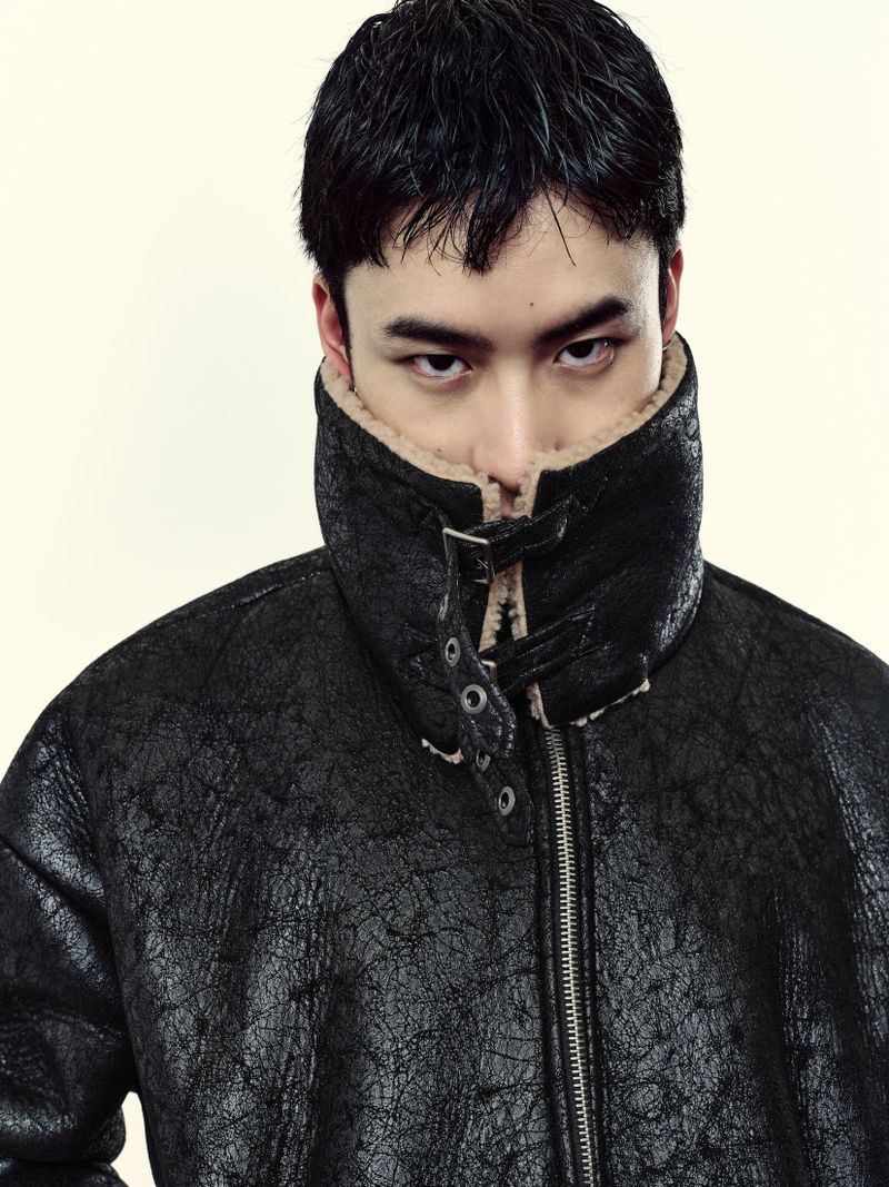 MEN - EDRAS - Faux Shearling Pilot Jacket