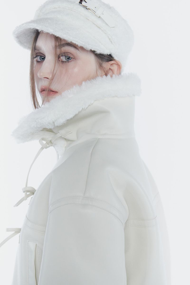 LUCY MUSTANG JACKET cream