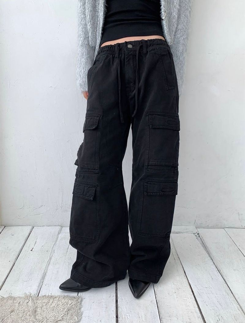 Cotton 4pocket cargo pants(2color)