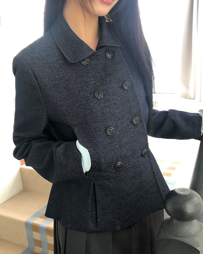 Lowell Double Button Short Jacket
