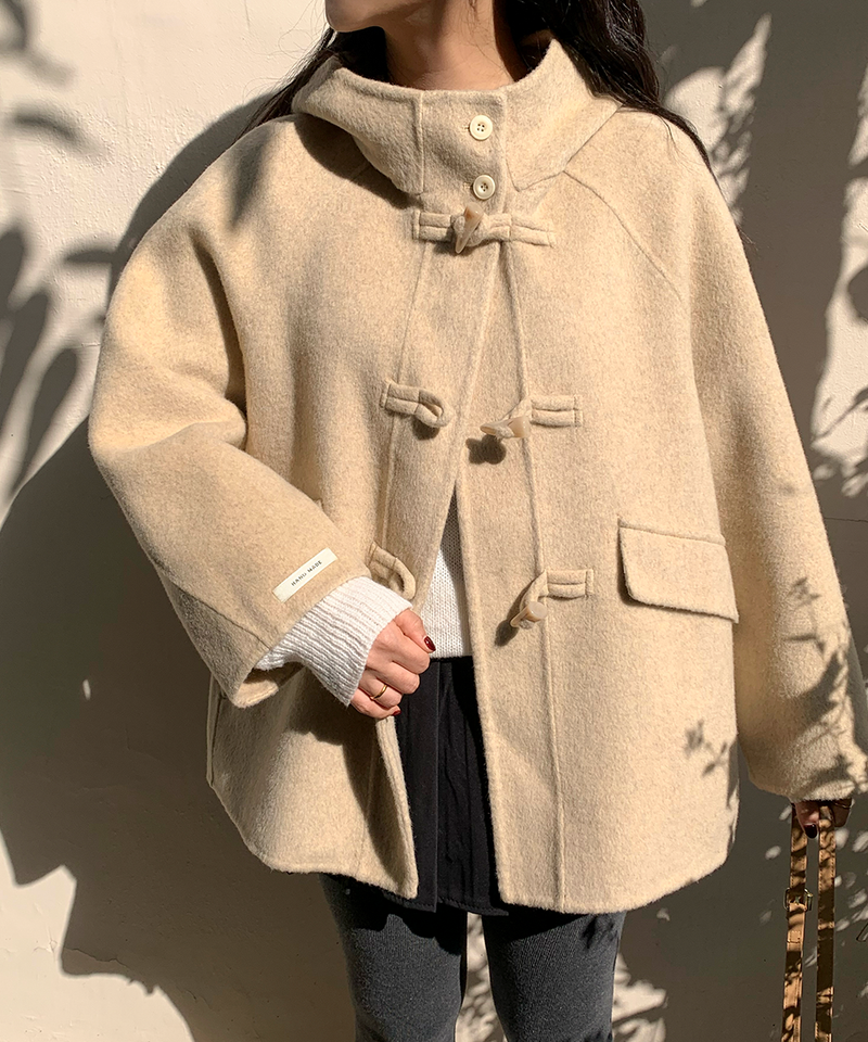 Duffle Half-Length Handmade Coat Jacket