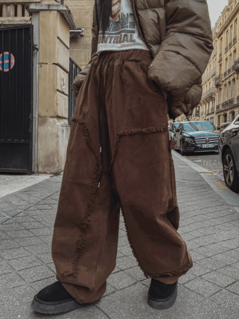 ULAN（ユレン）の「Dean peach damage double knee pants（Pants）」