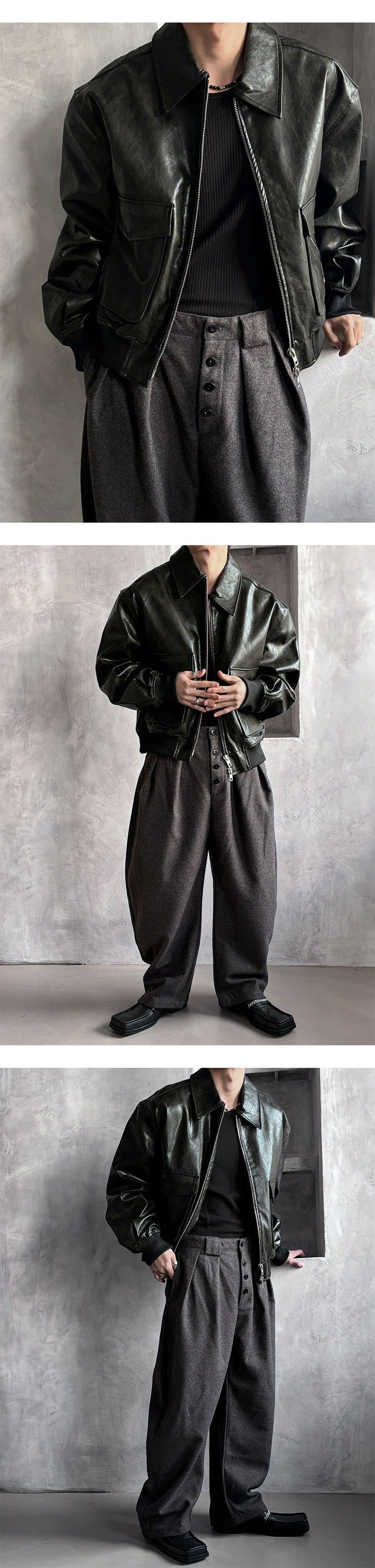 [F/W] A-2 レザージャケット(2color)