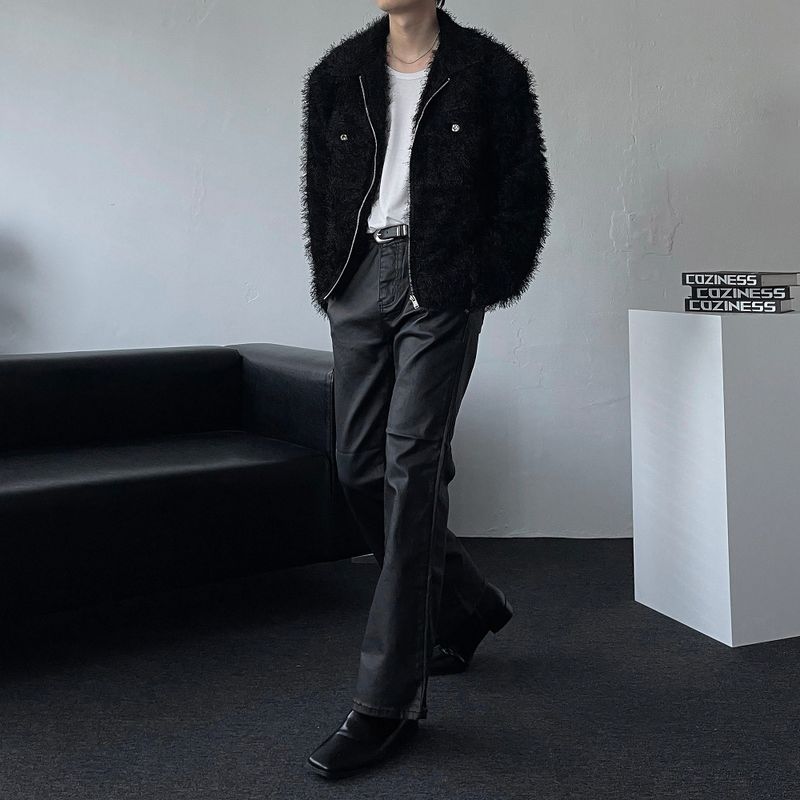 90's Fred Fur Zip-Up Jacket