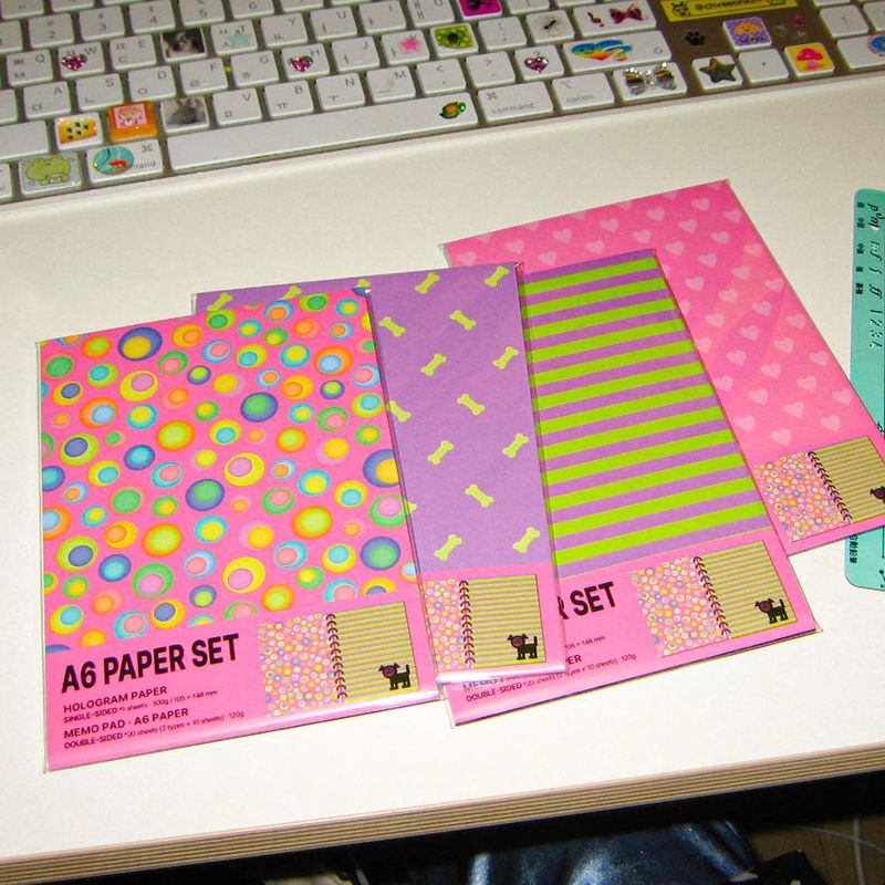 A6 PAPER SET (All 3 Designs)
