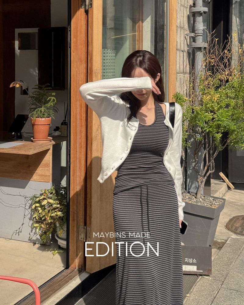 [MADE] If halter‑neck sleeveless