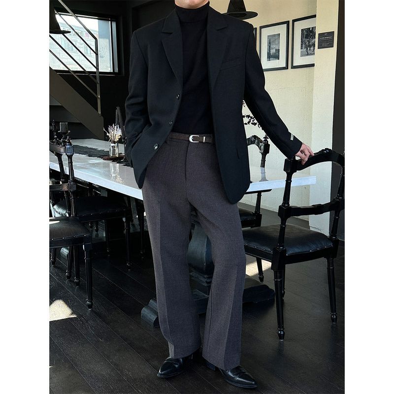 [F/W] Hard wool 3buttton blazer(2color)
