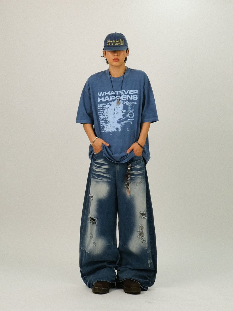 GRグラフィックピグメントハーフTシャツ