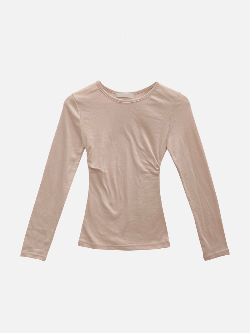 [Long sleeve ver.] Roen Modal Side Shirring Tee (6c)