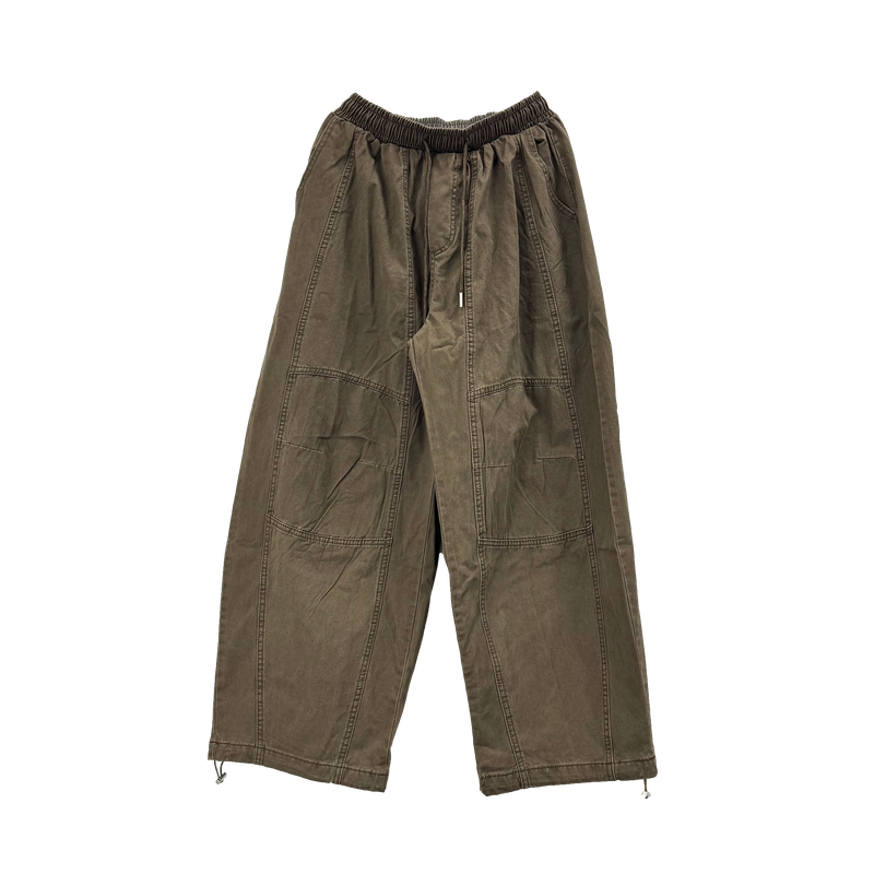 knee panel big balloon pants