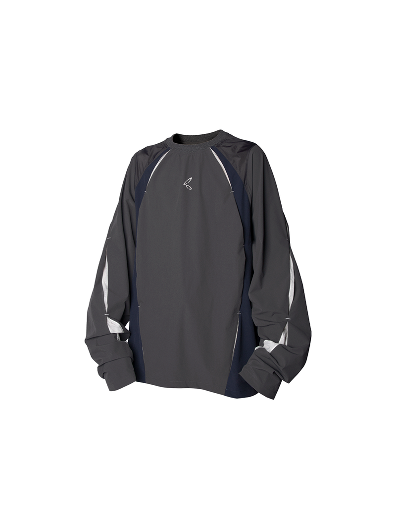 RELABEL Spatial Relations (Gap) Multi-material Contrast-colour Patchwork Structure Interwoven with Outdoor Quick-dry T-shirt