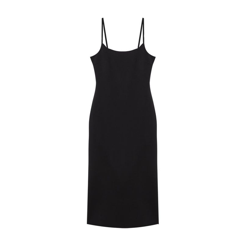 Slim-fit slip dress