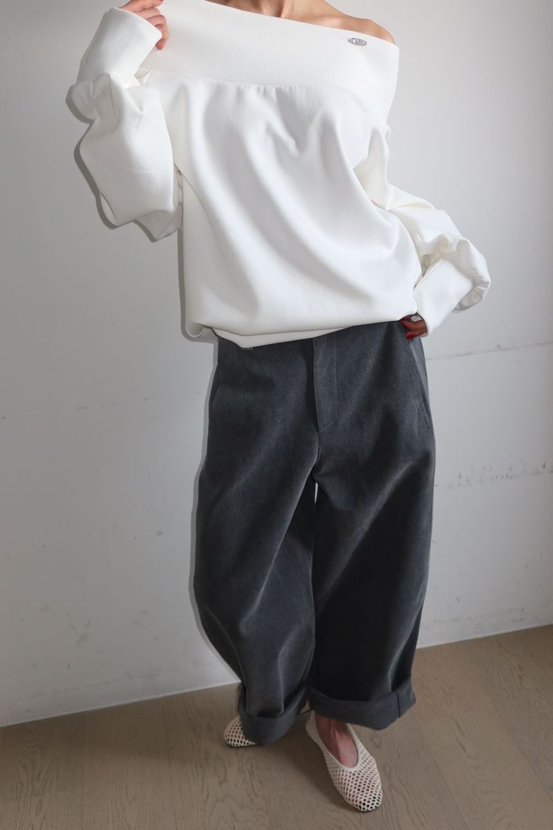COTTON WONDER PANTS_CHARCOAL