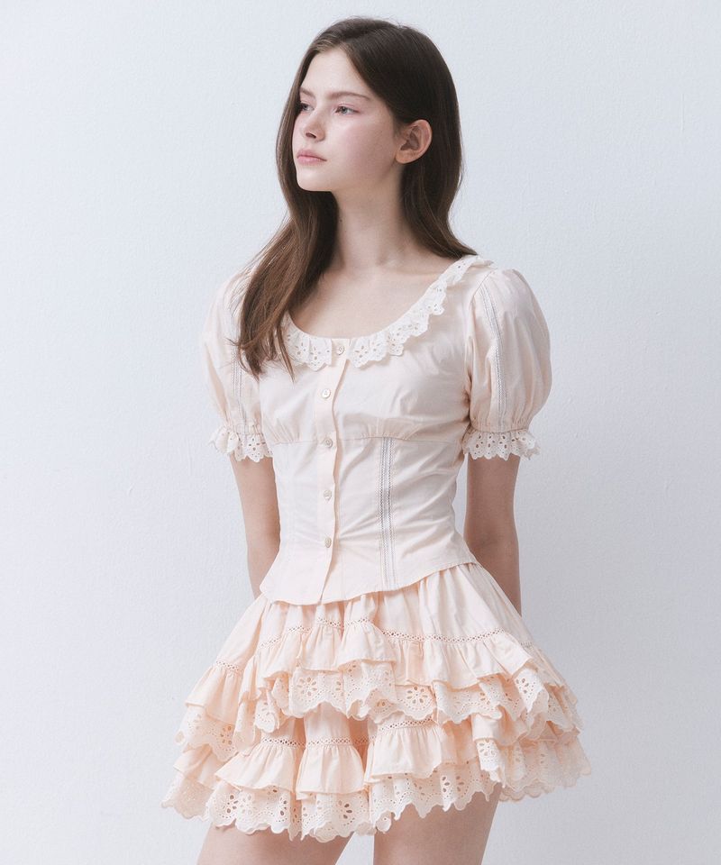 THETIS（ザティス）の「ANGEL LACE BLOUSE_TT6S102LS（Tops）」