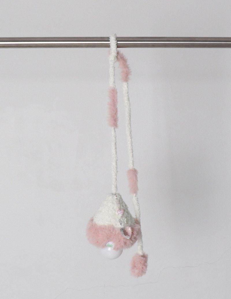 fluffy pink cozy light