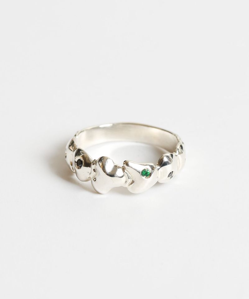 GRAYNOISE（グレーノイズ）の「マッシュルームキュービックリング (GB) (925 silver)（アクセサリー）」