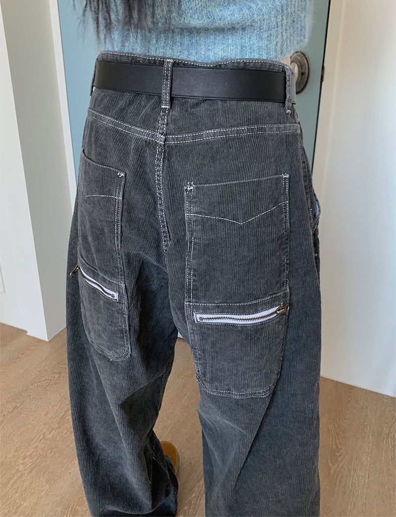 CORDUROY BACK POCKET PANTS (2C)