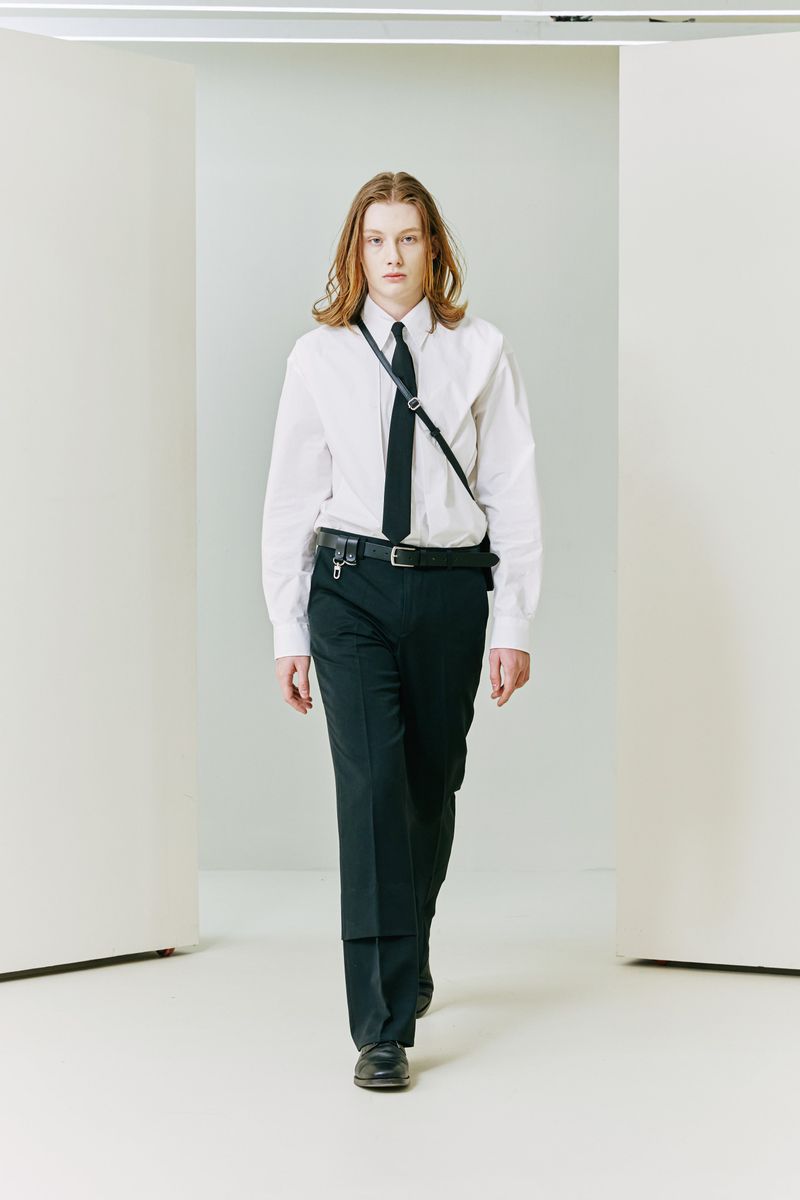 Double Layerd Slacks black