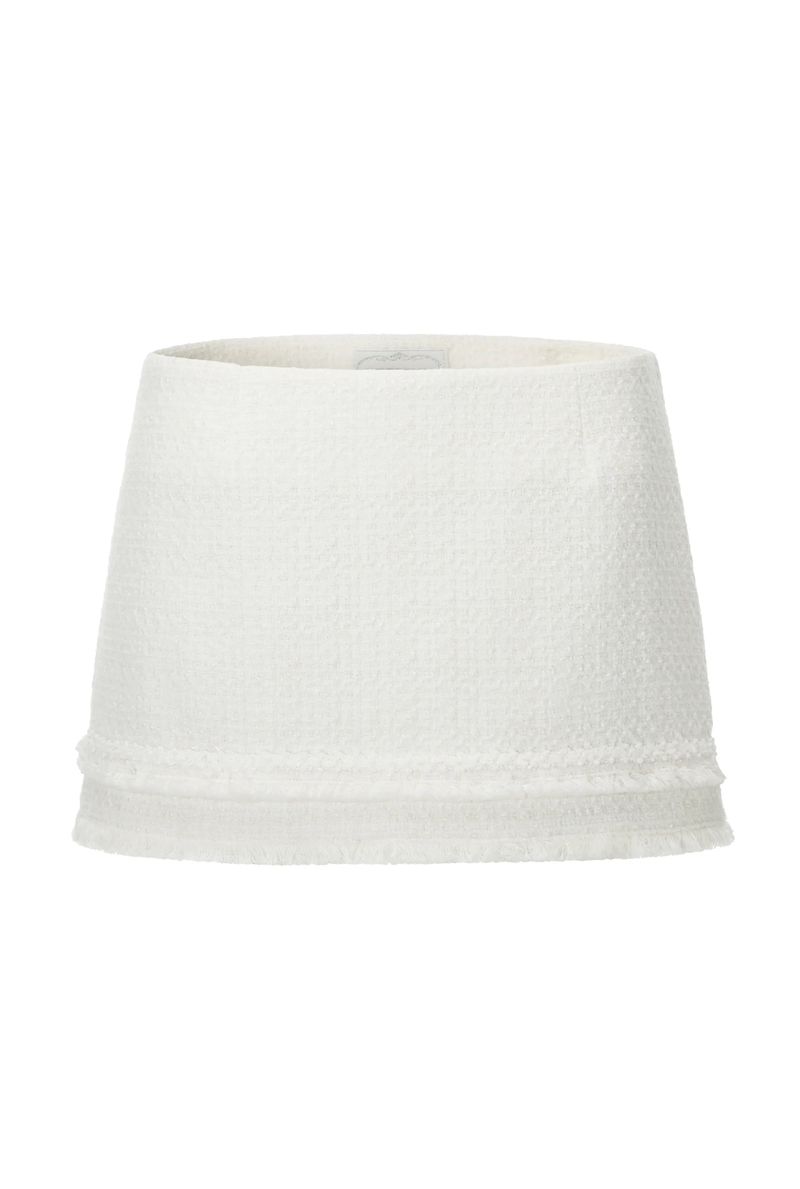 Carrie tweed skirt - ivory 