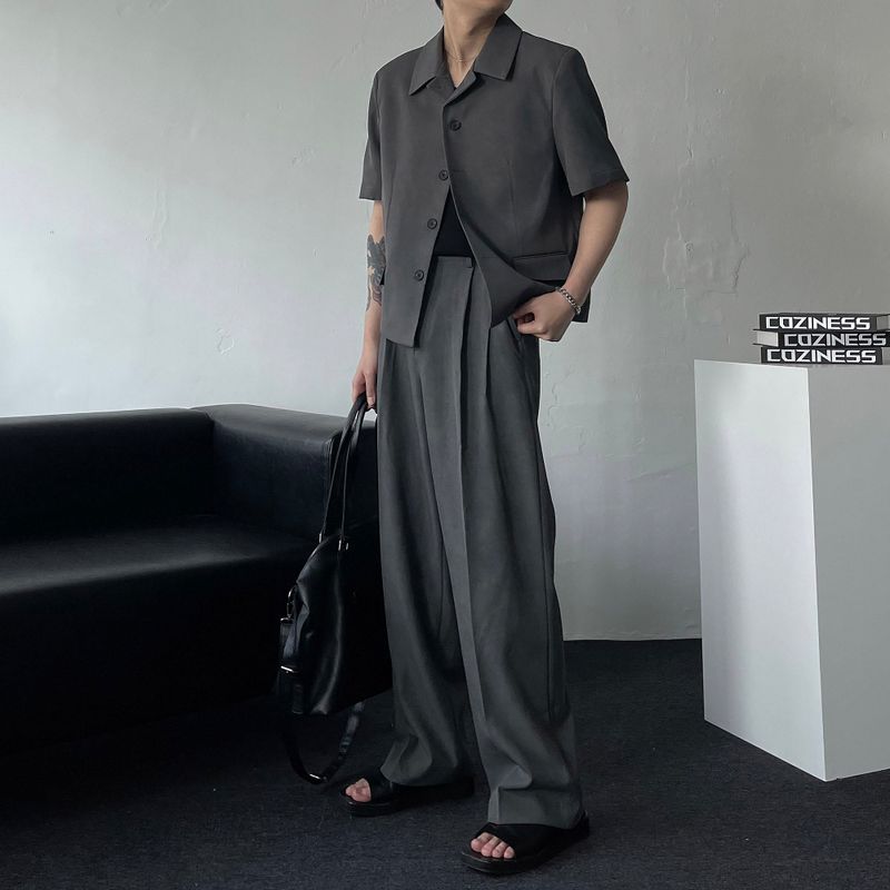 CR Monk Stancara Cropped Jacket (Set - Up/2 colors)