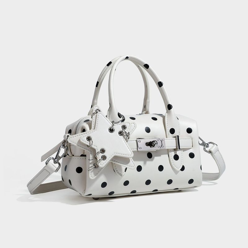 Star Keyring Polka Dot Pillow Handbag