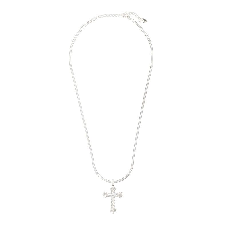 SENTIMENTS（サンティマン）の「NO.541 [925 SILVER] KNOT CROSS NECKLACE（Accessories）」