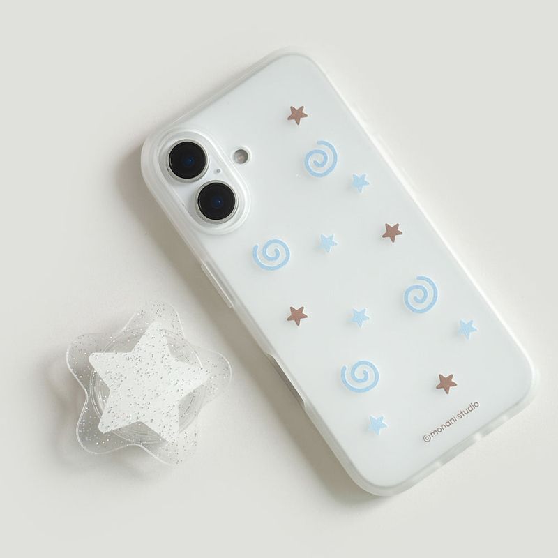 [Jelly] Choco ring Phone case(Blue) (only case)