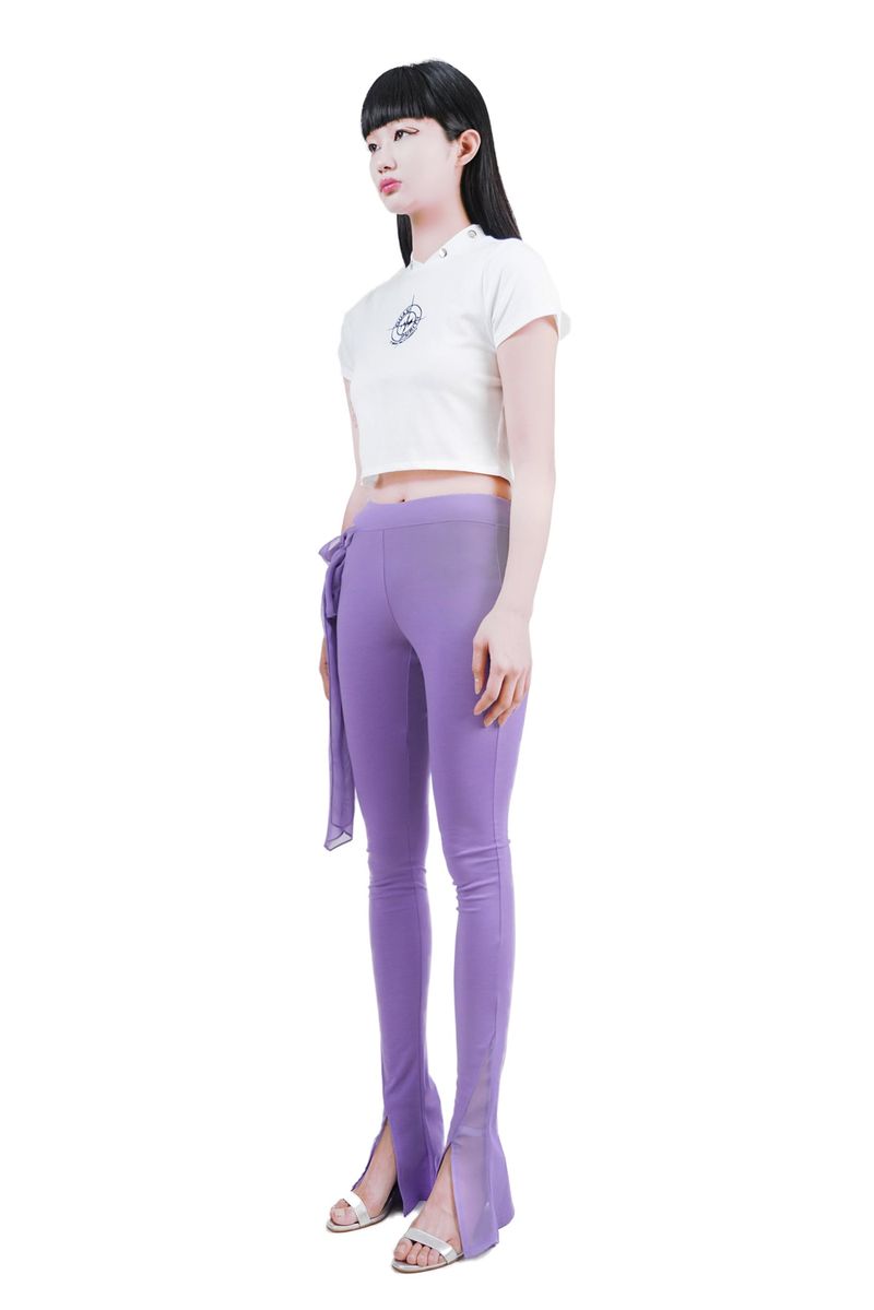 VIOLET FLARED LEGGINGS