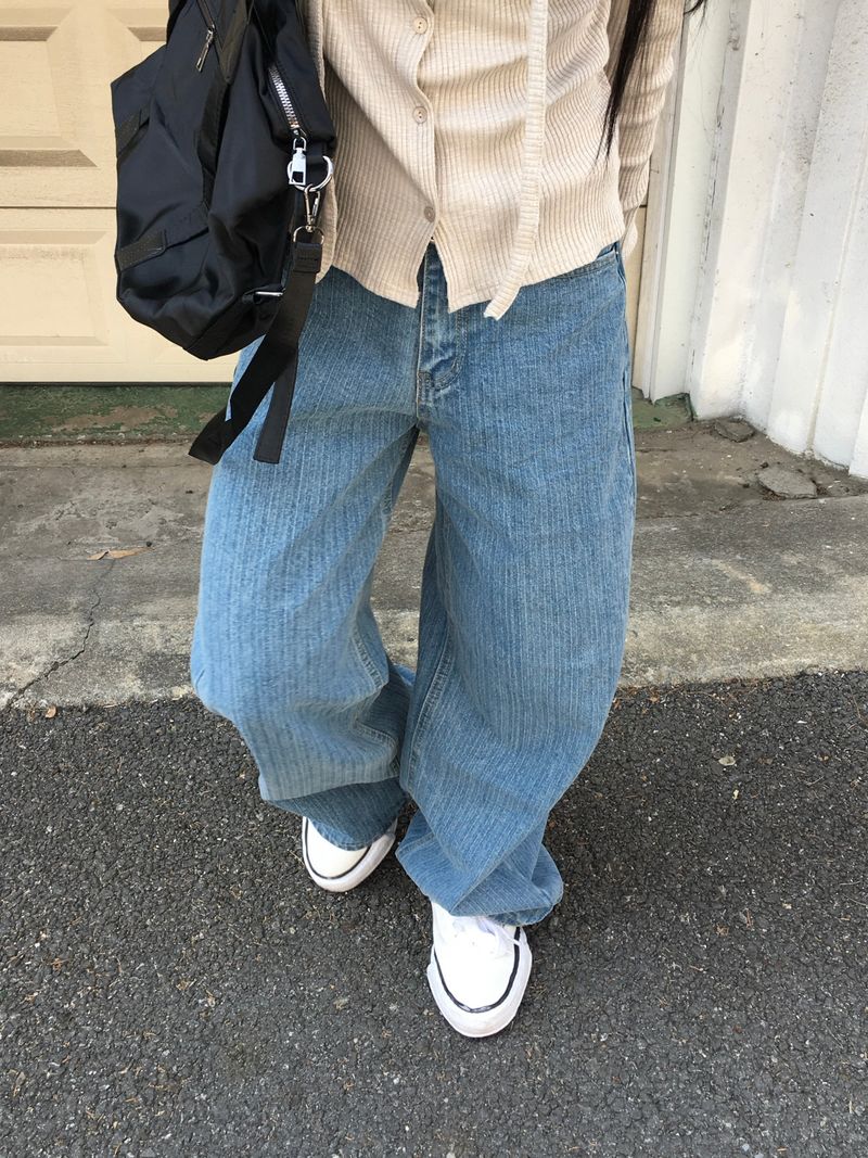RITCORE（リットコア）の「Kona Herringbone Stripe Wide Denim (3c)（Pants）」