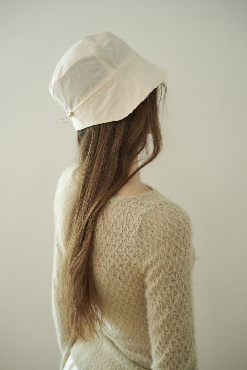 PERZ bucket hat_ivory