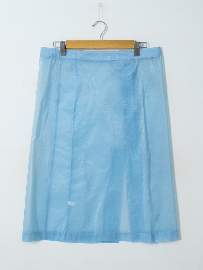 shine button layered skirt