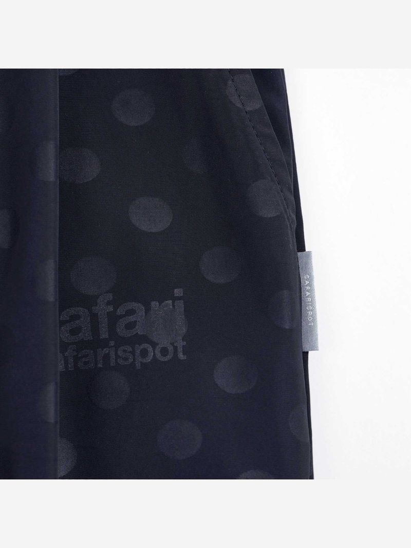 BASIC SAFARI DOTS POLY SKIRTS (DARK NAVY)