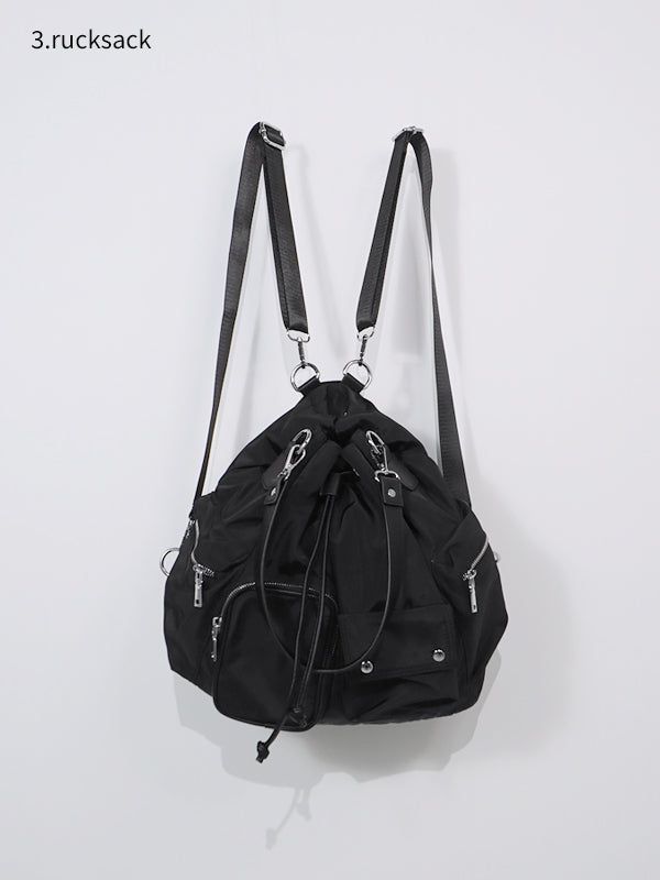 Pocket Multi-Shoulder Bag Backpack (3Way)