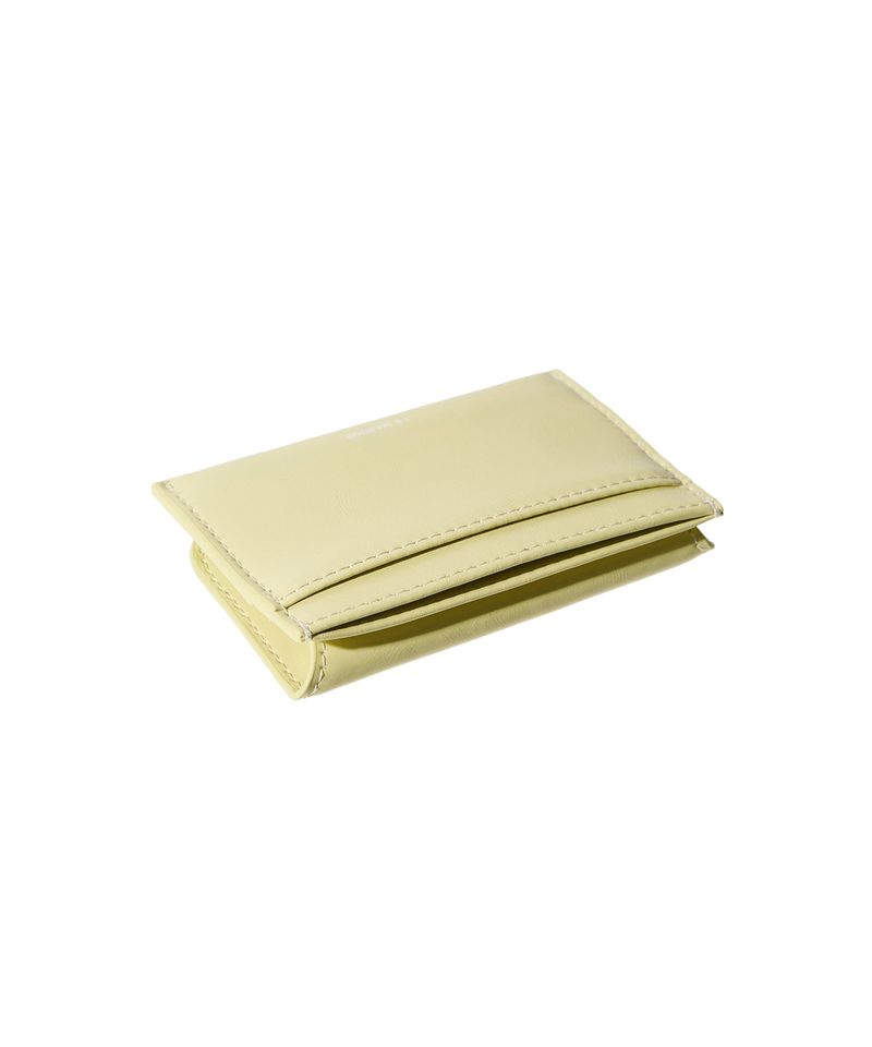 DOT Saddle Slim mini Card Wallets pale lemon