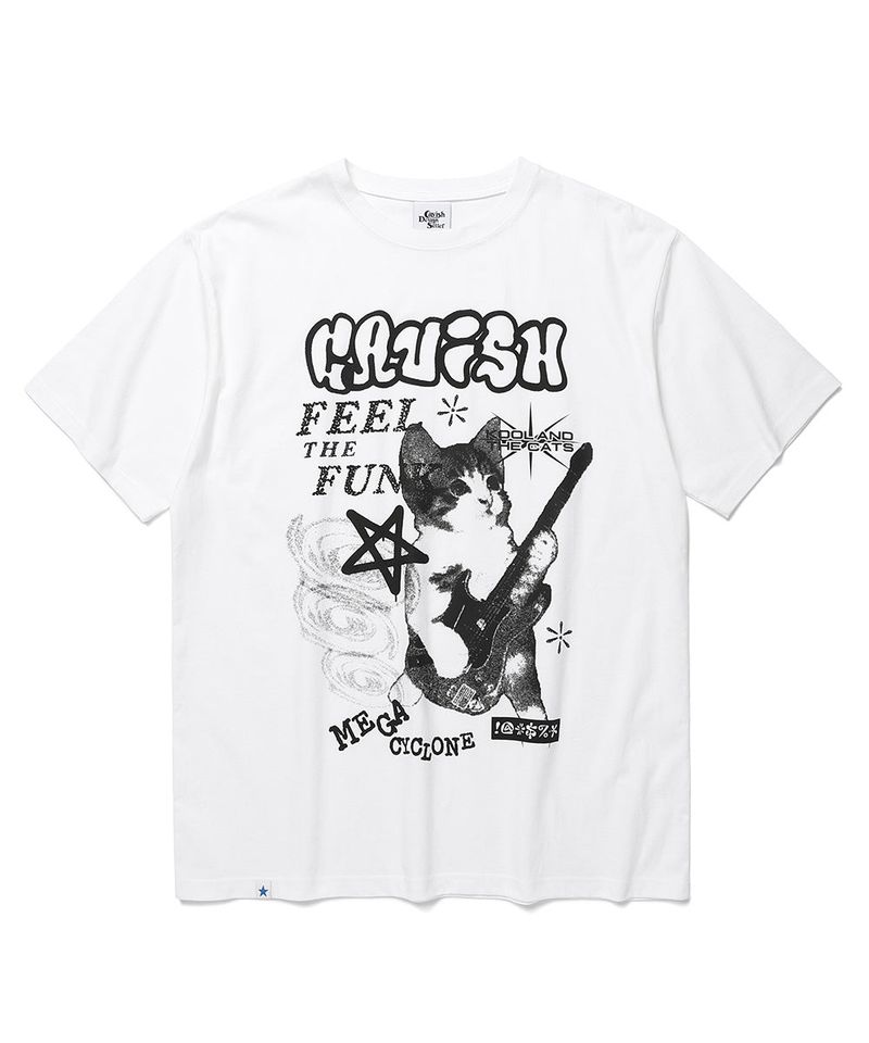 cavish（カビシ）の「MEGA CYCLONE SS TEE WHITE(CV2DMUT516A)（Tops）」