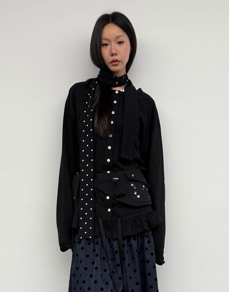 BALL SKIRT IN NAVY