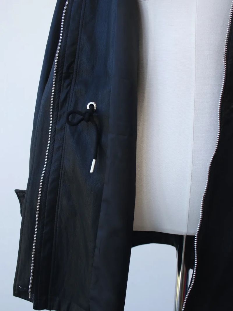 leather half jacket