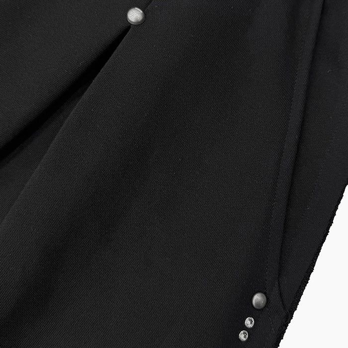 PINTUCK WIDE PANTS_BLACK